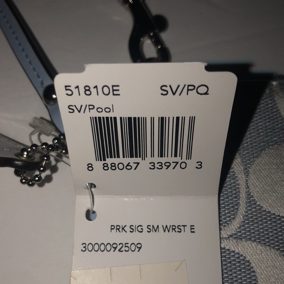 Vintage COACH Park Signature Small Wristlet/COACH Signature C Design - Rare - Picture 5 of 6